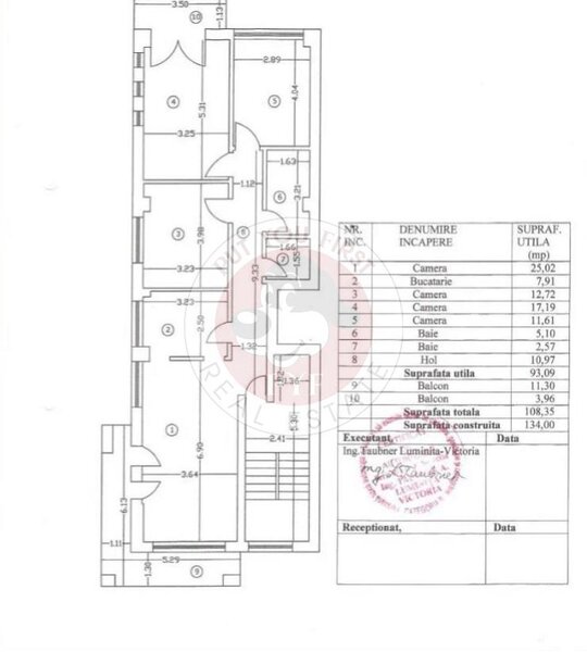 Turda | Apartamet 4 camere cu gradina | 109mp | Decomandat | B9921